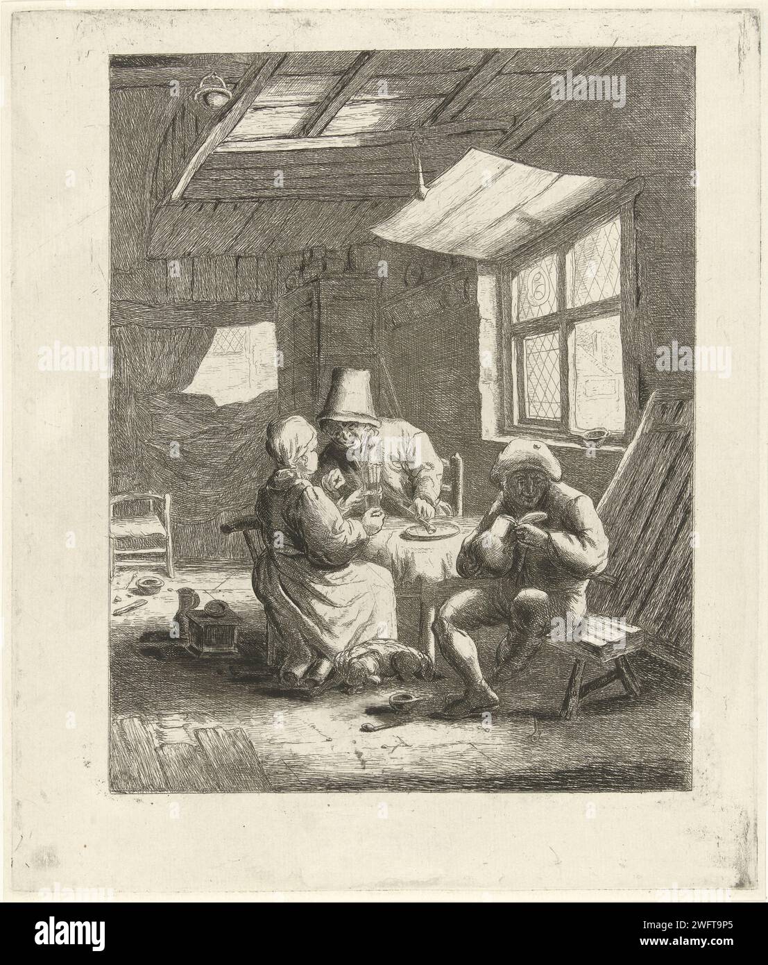 18th century farm house interior hi-res stock photography and images ...