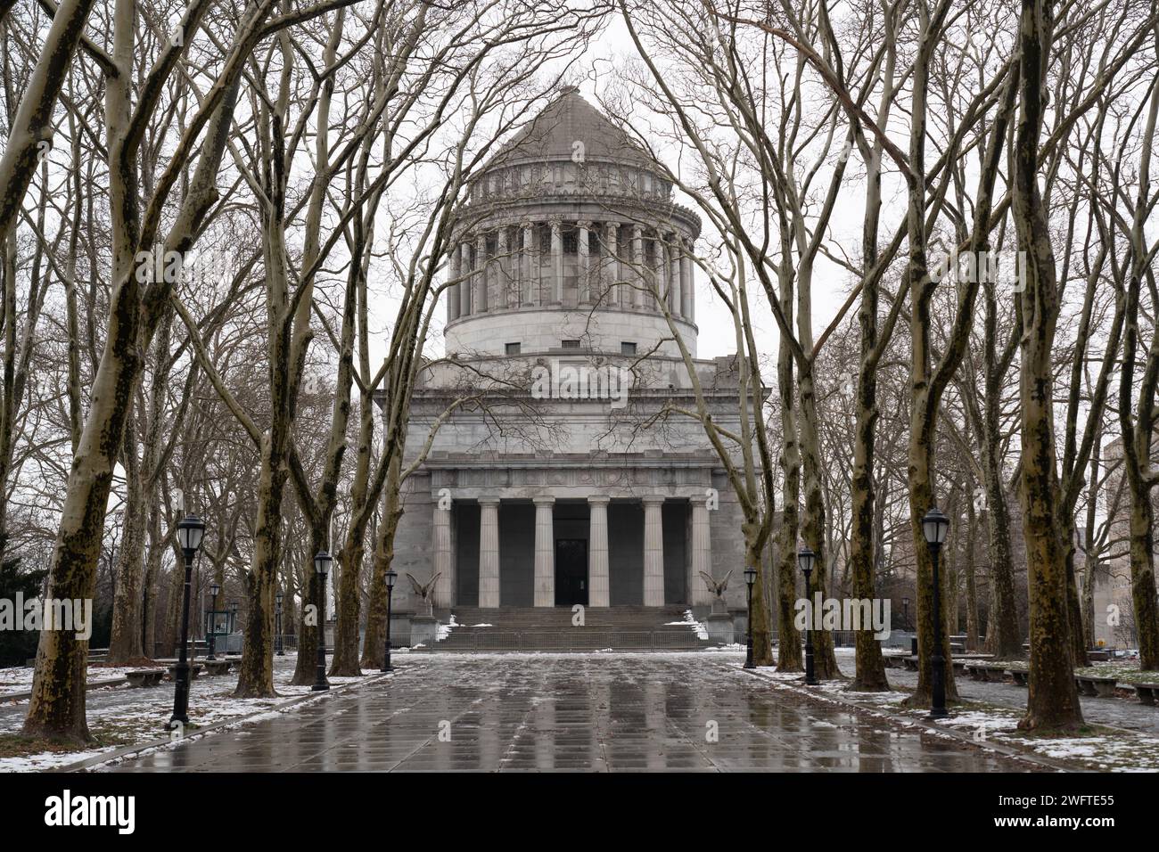 The General Grant National Memorial on the Upper West Side of New York City. Photo date: Tuesday, January 23, 2024. Photo: Richard Gray/Alamy Stock Photo