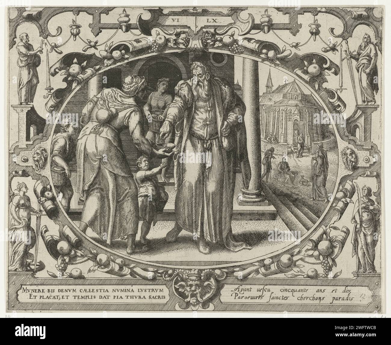 Man at the age of sixty, Gerard van Groeningen, 1569 - 1575 print In an ...