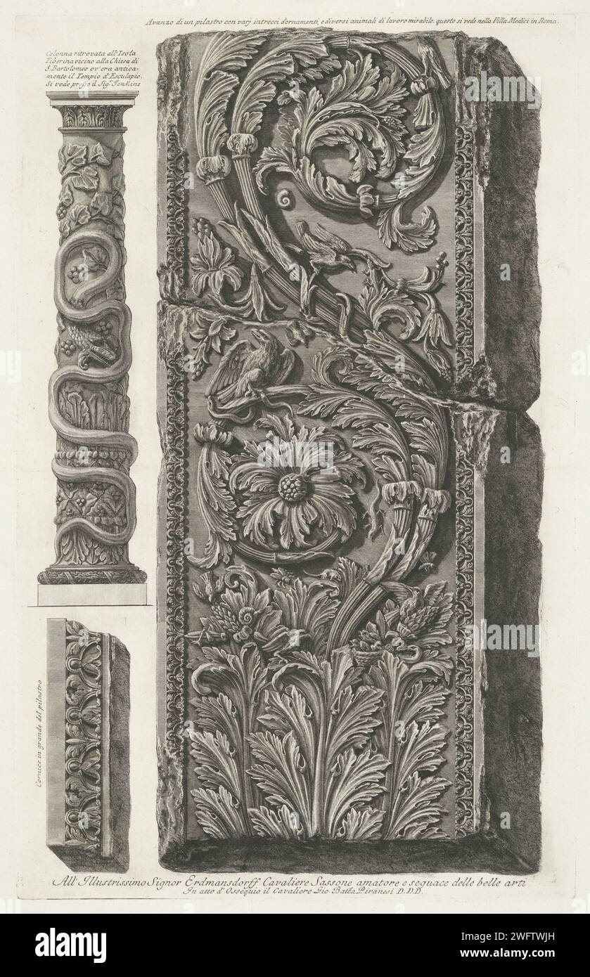 Ornamental pilaster decorated hi-res stock photography and images - Alamy