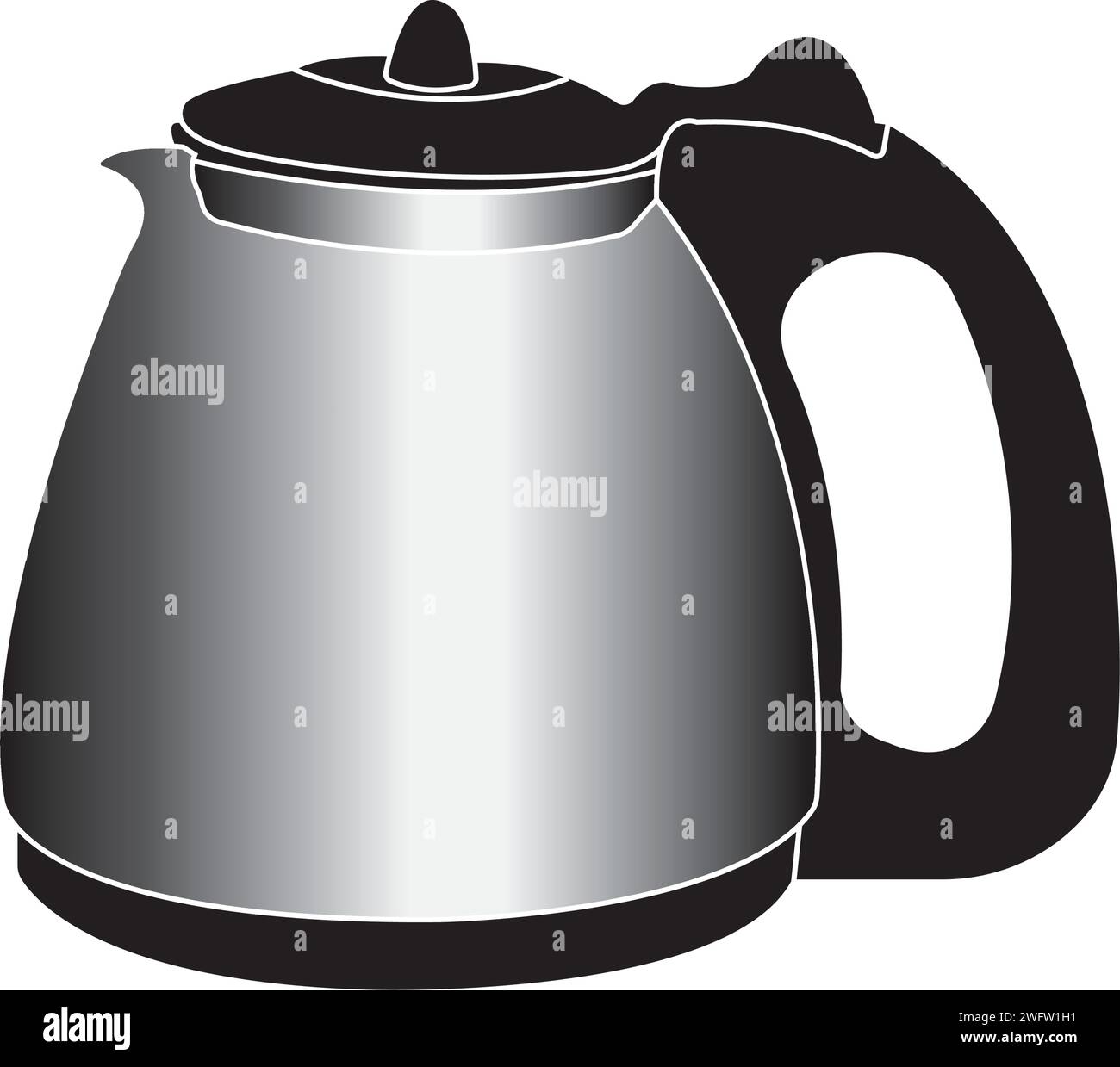 Teapot Icon Vector Simple design template Stock Vector