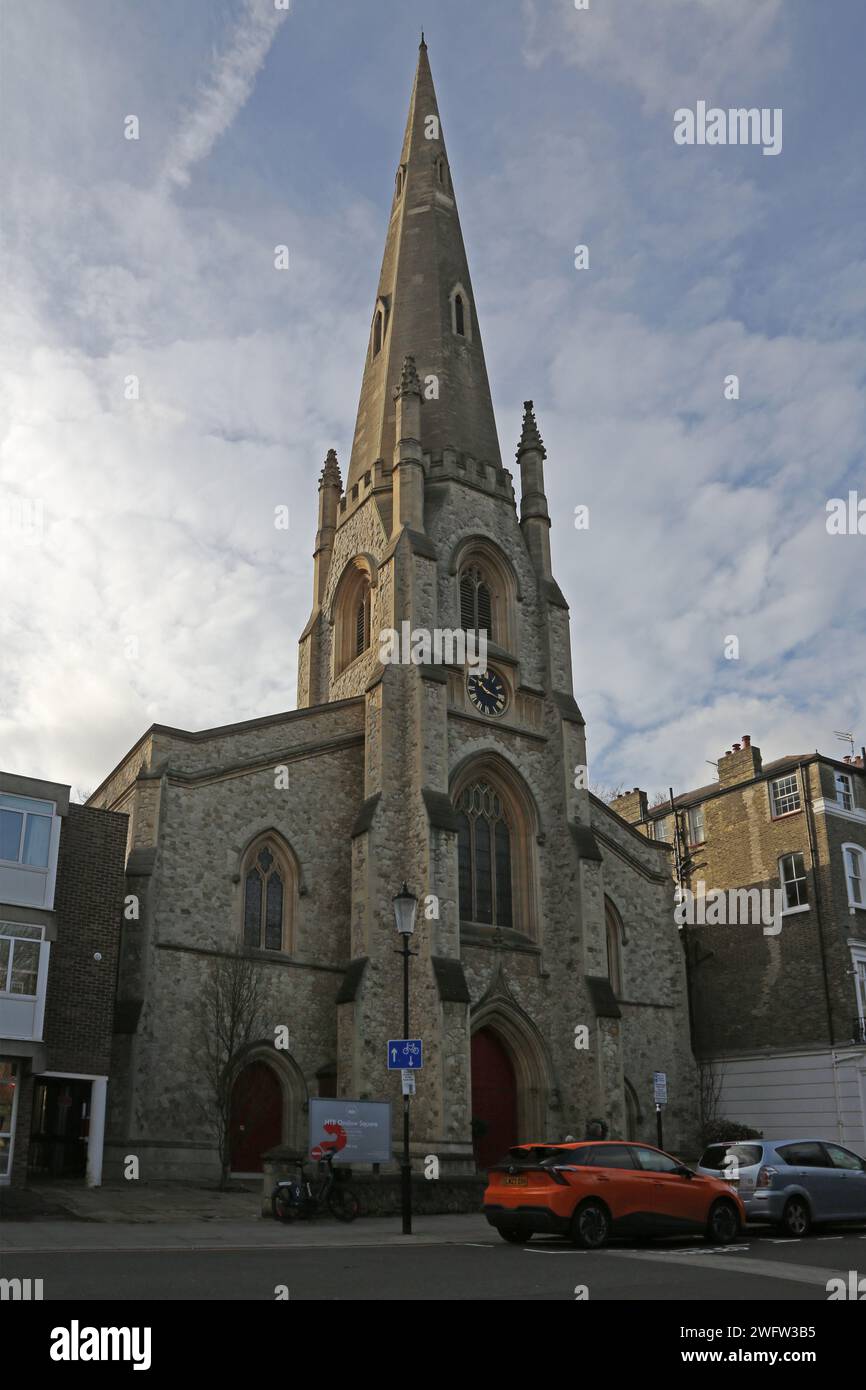 HTB Onslow Square Church (St Paul's Onslow Square Church) Grade II listed Building built in 1860 Architect James Edmeston South Kensington London Engl Stock Photo