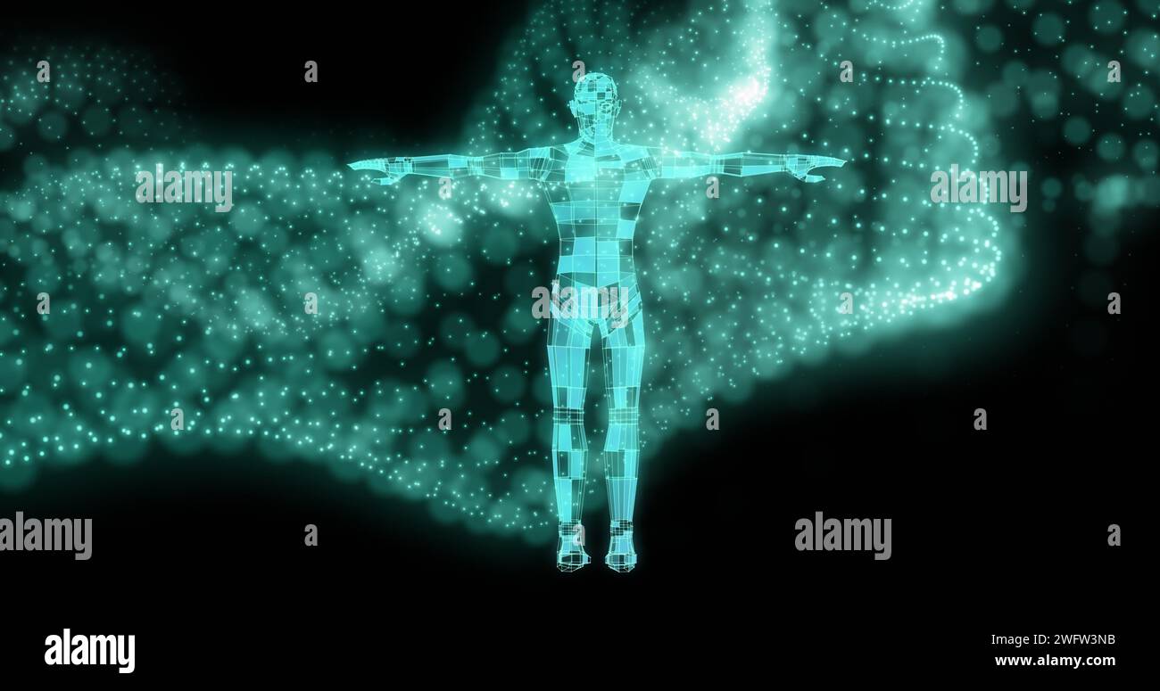Animation human body data processing hi-res stock photography and ...
