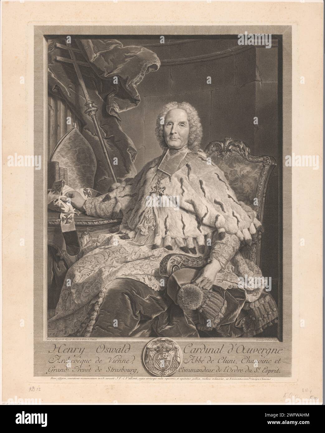 Claude drevet after hyacinthe rigaud hi-res stock photography and ...