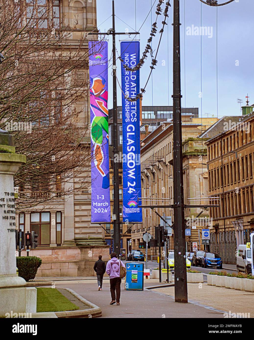 Glasgow, Scotland, UK. 1st February, 2024. Glasgow prepares initial ...