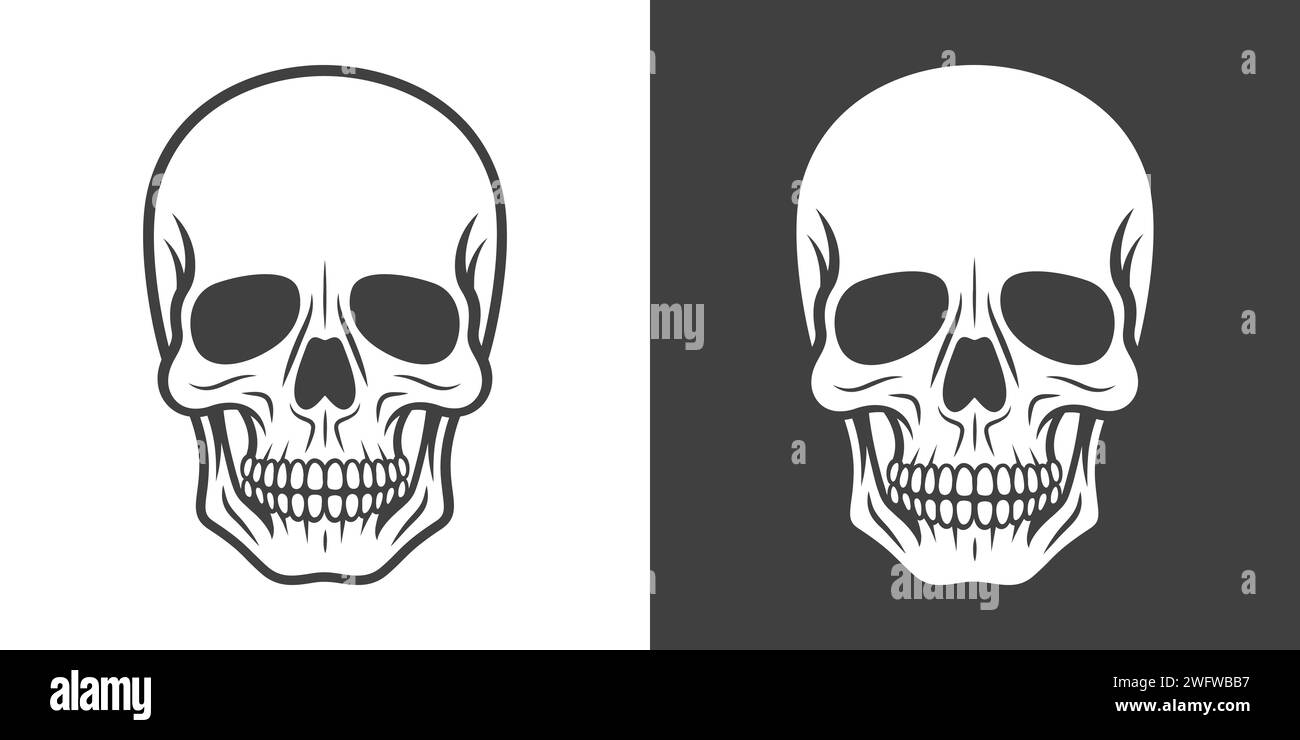 Punk skull Black and White Stock Photos & Images - Page 2 - Alamy