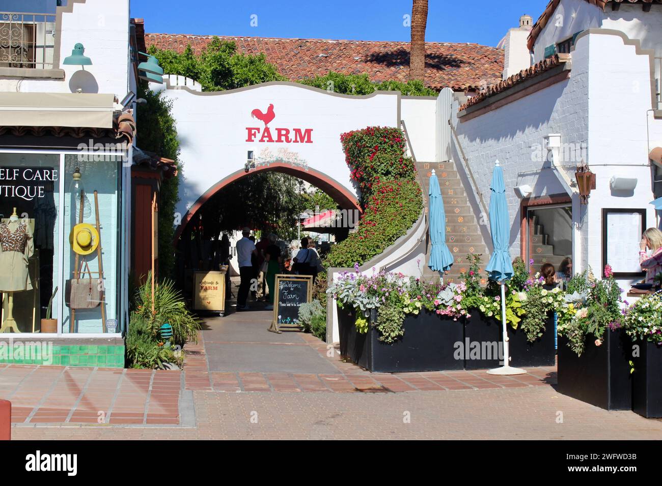 La Plaza, Palm Springs, California Stock Photo Alamy