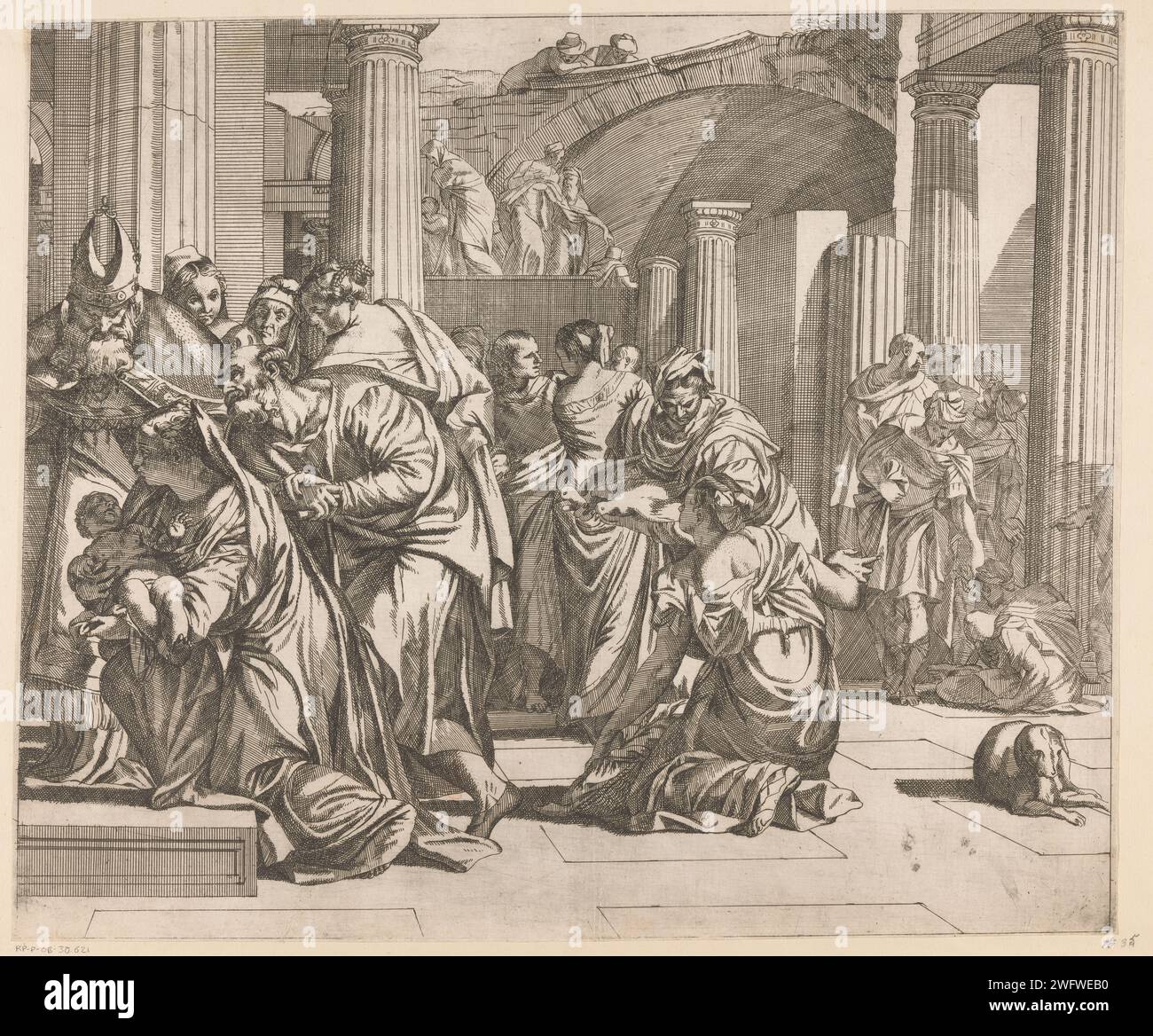 Presentation of Christ in the Temple (right part), Anonymous, After ...