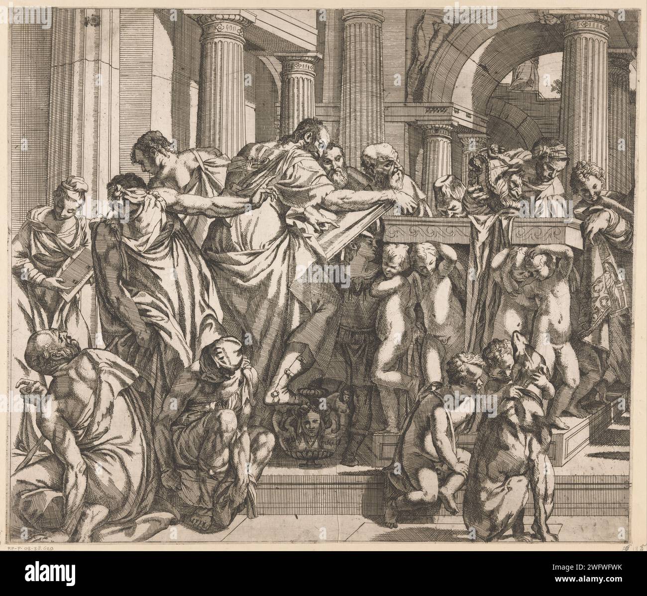 Presentation of Christ in the Temple (left part), Anonymous, After ...