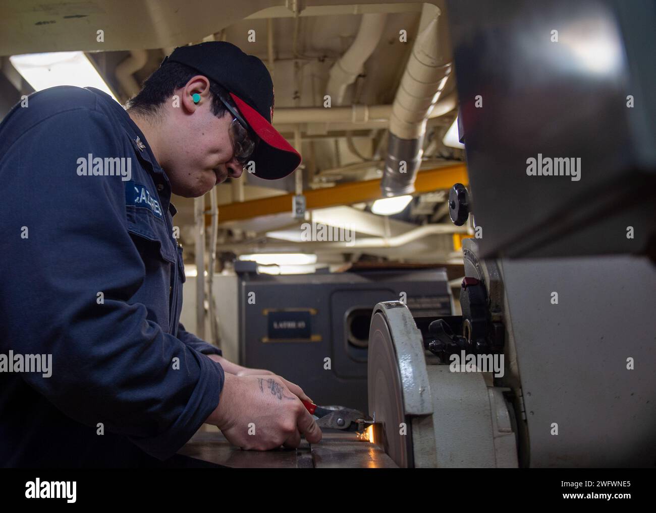 YOKOSUKA Japan Jan 8 2024 Hull Maintenance Technician 2nd Class yokosuka-japan-jan-8-2024-hull-maintenance-technician-2nd-class