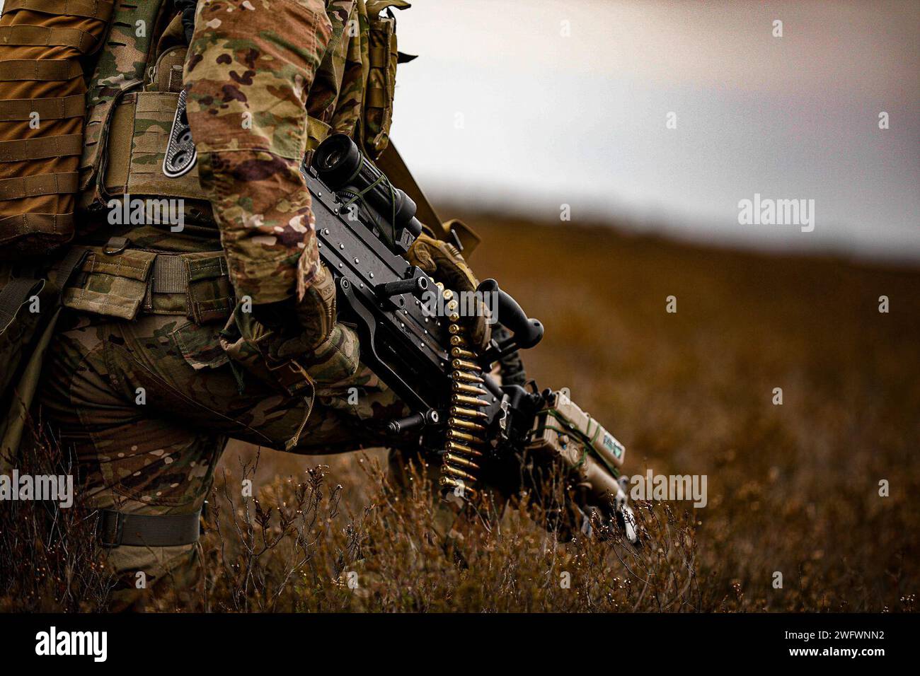 A U.S. Soldier Assigned To Bandits Company, 3rd Battalion, 15th ...