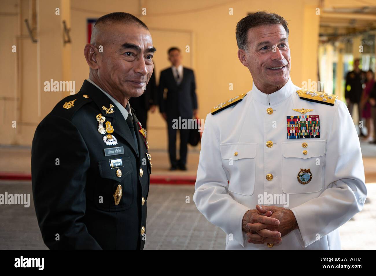 Adm. John C. Aquilino, Commander of U.S. Indo-Pacific Command, speaks ...