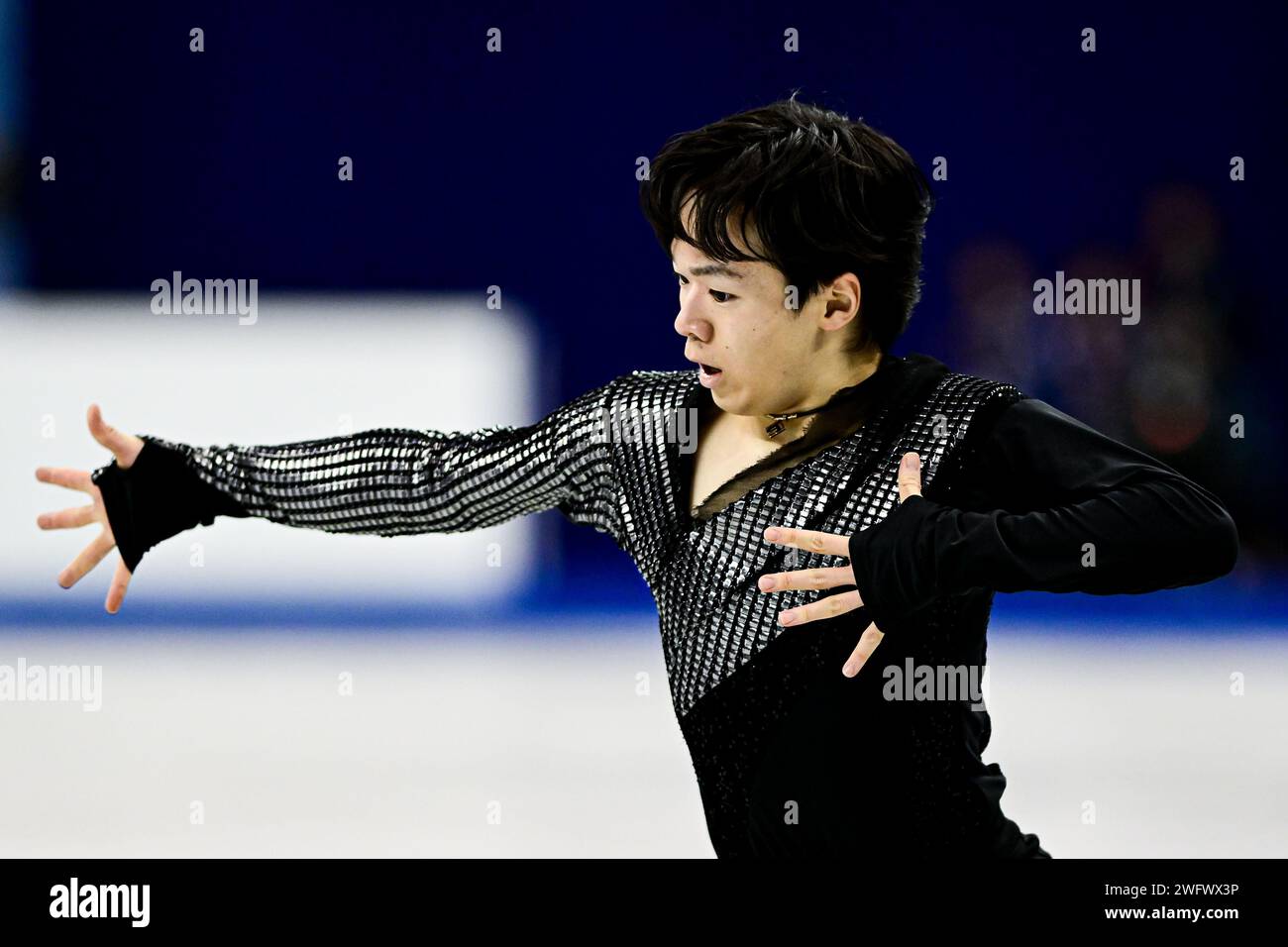 Yuma KAGIYAMA (JPN), during Men Short Program, at the ISU Four