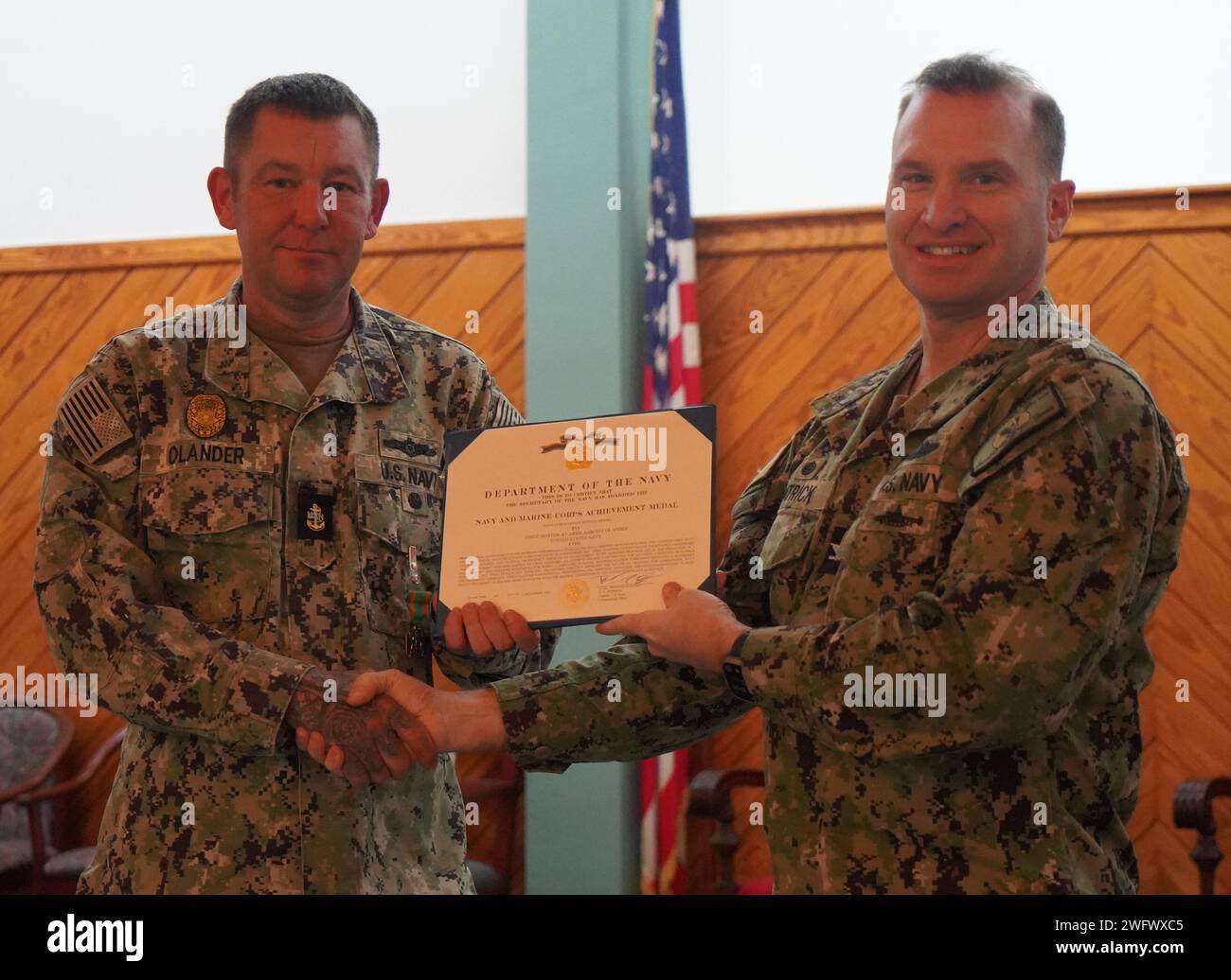Yorktown, Va. (January 30, 2024) Master at Arms Chief Aaron J. Olander ...