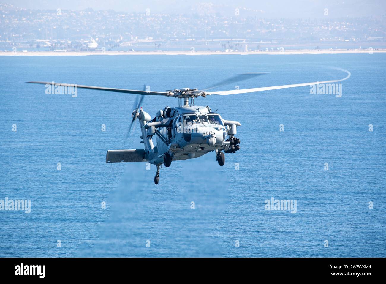 Hsc Ocean 240118-N-ED228-1165 PACIFIC OCEAN (Jan. 18, 2024) An MH-60S Sea Hawk ...