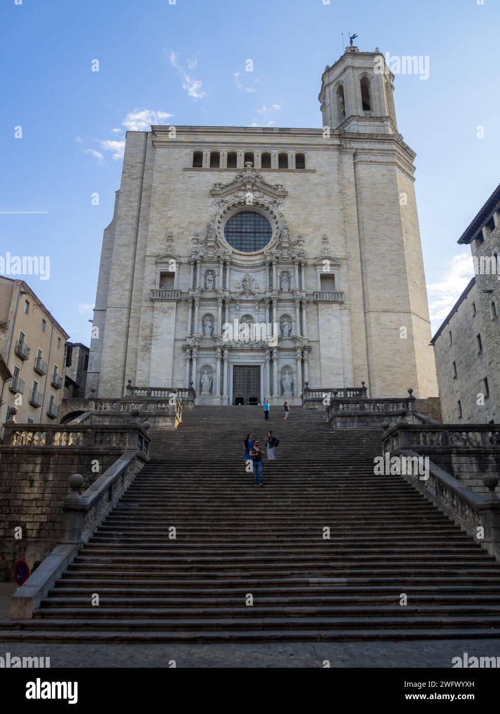 Girona Cathedral Stock Photo