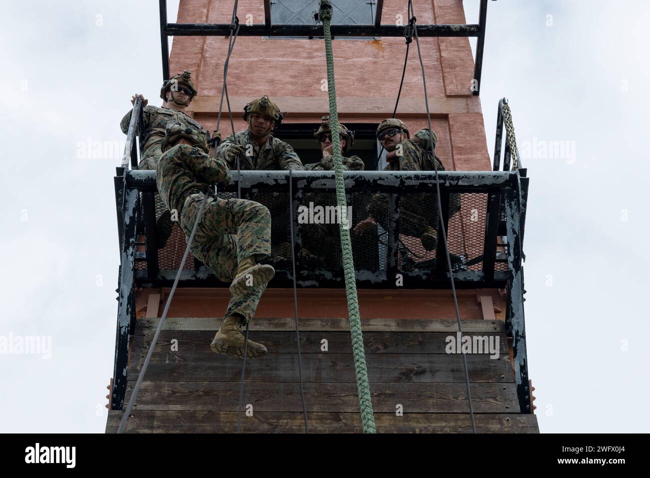 U.S. Marines with Battalion Landing Team 1/1, 31st Marine Expeditionary ...