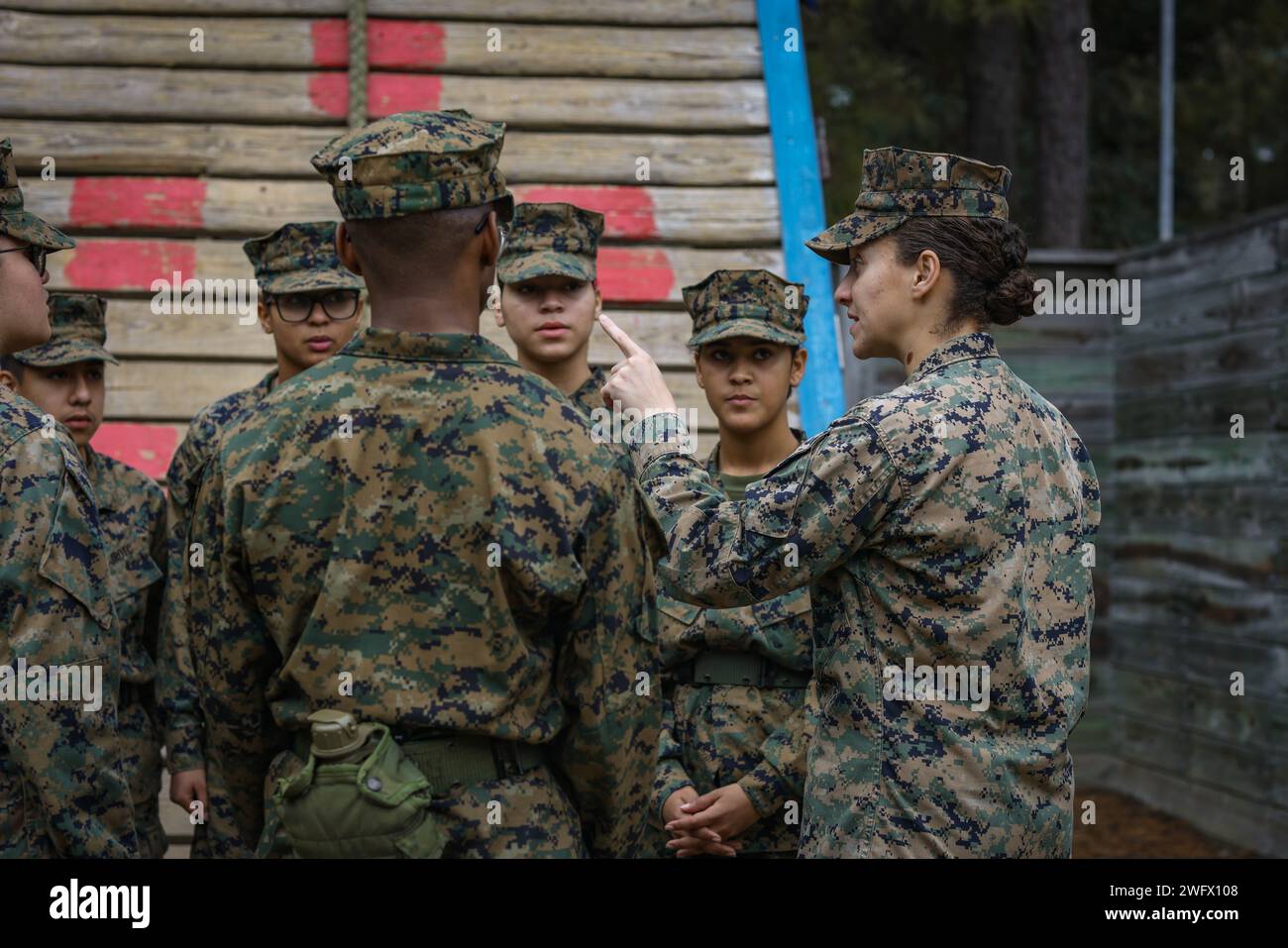U s marine corps capt mylen morales a student at the expeditionary