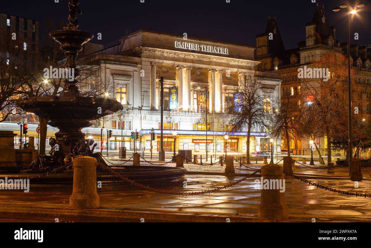 The Empire Theatre, Lime Street, Liverpool. Pictured in January 2025