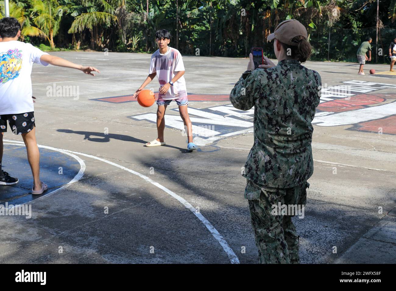 U.S. Navy Cmdr. Cheryl Collins, the public affairs officer for Pacific