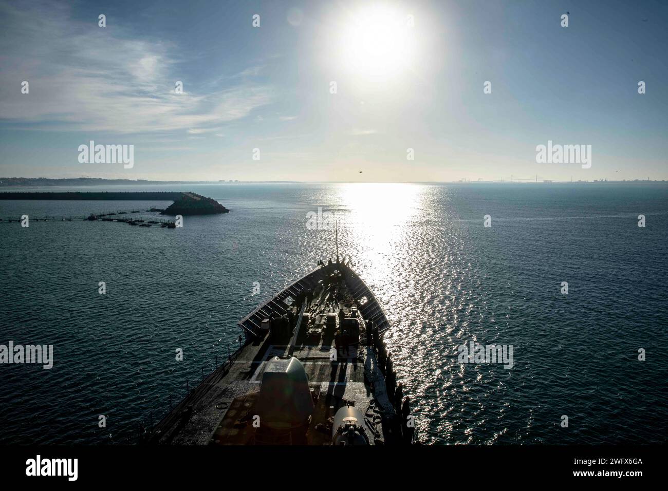 240112-N-LK647-1094 NAVAL AIR STATION ROTA (Jan. 12, 2024) A view from ...