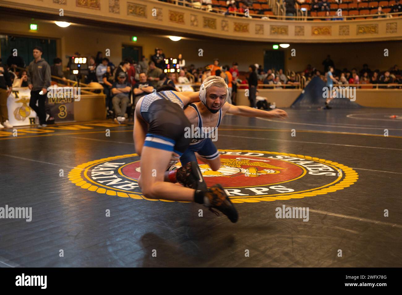 Tim brown wrestling tournament hires stock photography and images Alamy