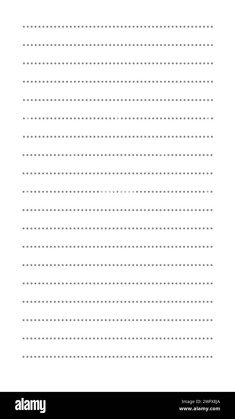 Dotted notebook Black and White Stock Photos &amp; Images - Alamy