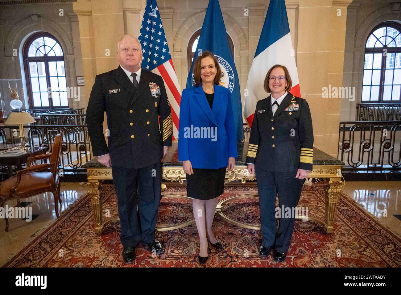 PARIS (Jan. 24, 2024) Chief of Naval Operations Adm. Lisa Franchetti
