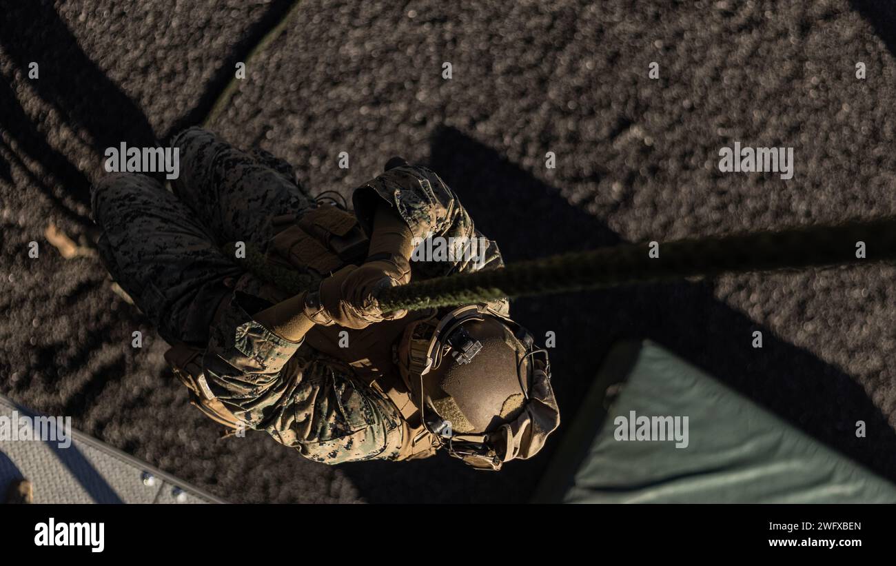 A U.S. Marine with Charlie Company, Battalion Landing Team 1/8, 24th ...