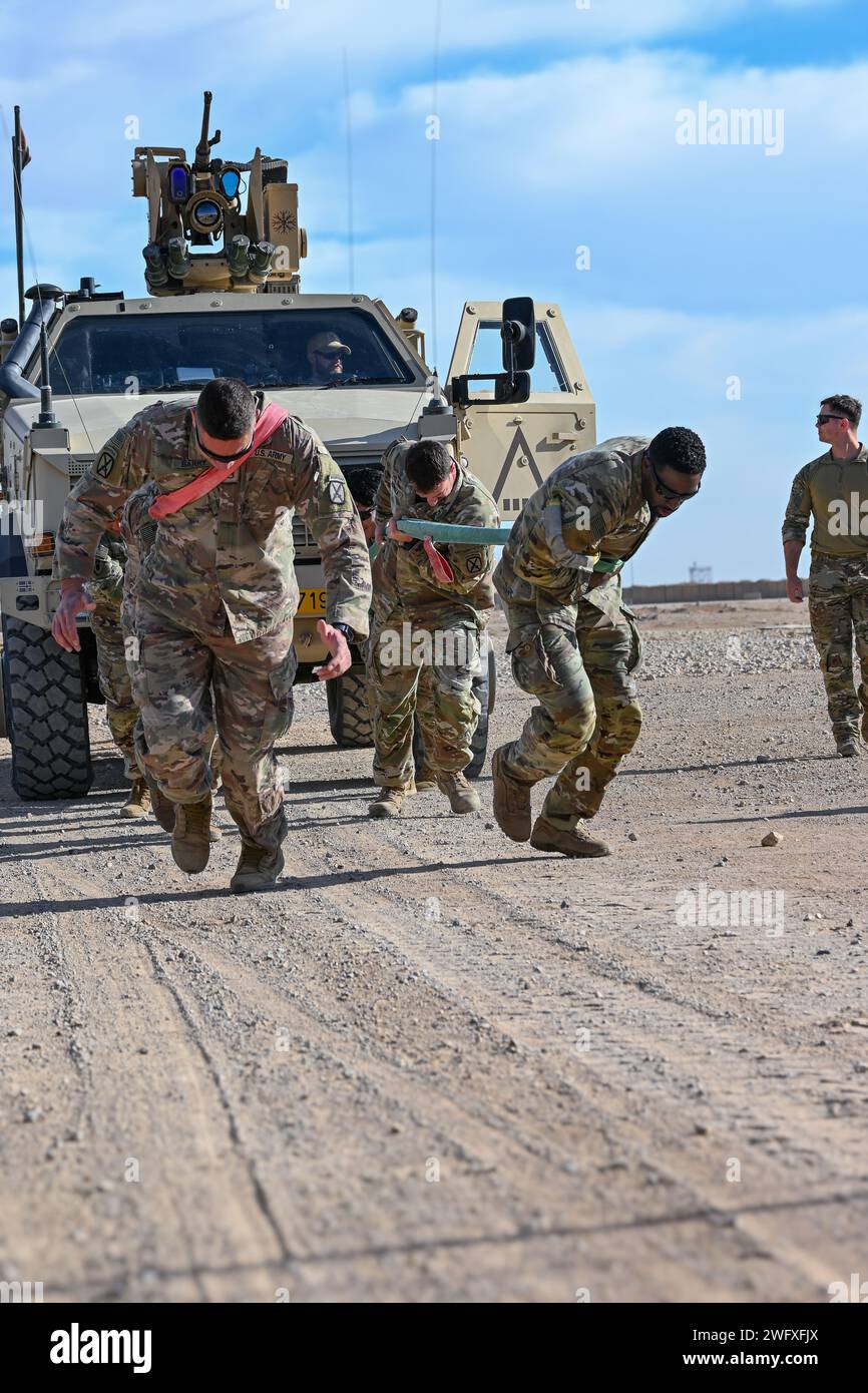 The team from B Battery, 2nd Battalion, 15th Field Artillery Regiment