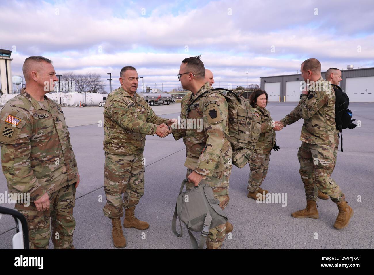 U.S. Army Soldiers with the Pennsylvania National Guard’s 56th Striker ...