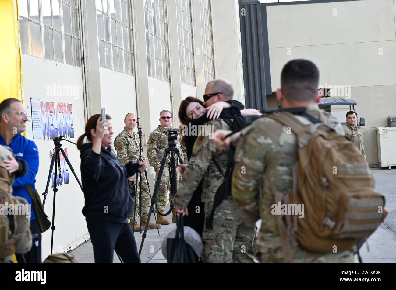 Families And Friends Welcome Home Airmen From The California Air ...