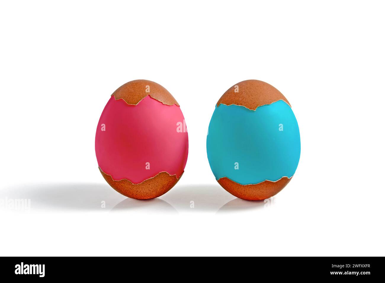 Blue yellow two piece Cut Out Stock Images & Pictures - Alamy