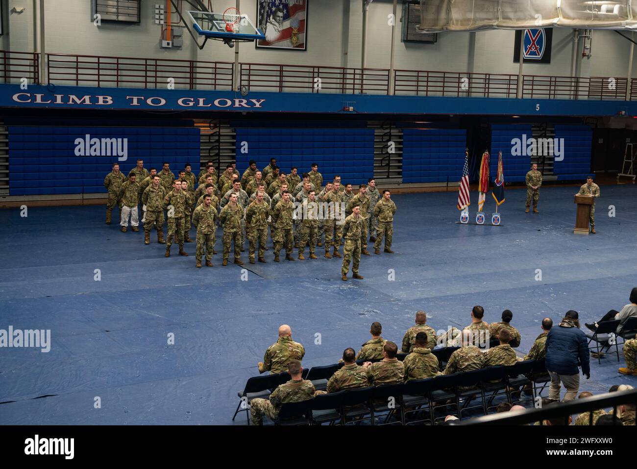 The 10th Mountain Division holds an award ceremony for the top five