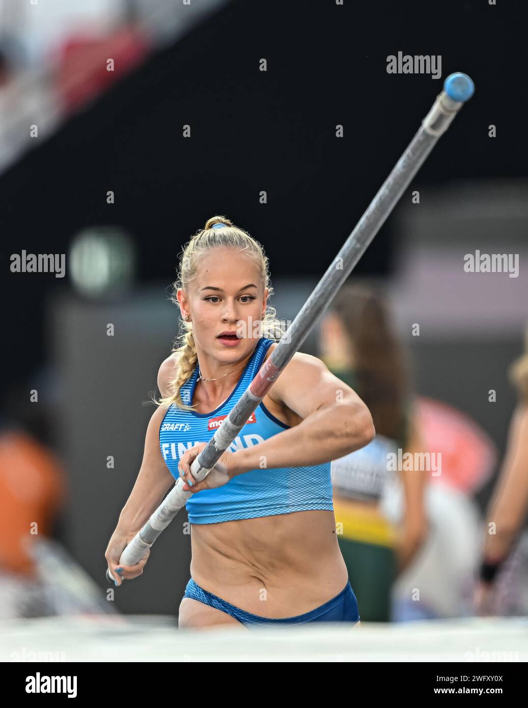 Saga ANDERSSON participating in the Pole Vault at the World Athletics