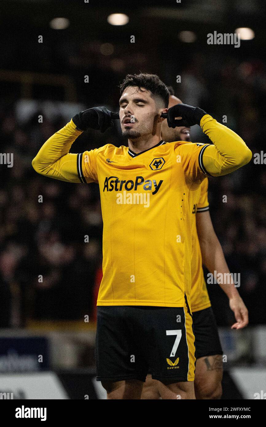 1st February 2024; Molineux Stadium, Wolverhampton, West Midlands