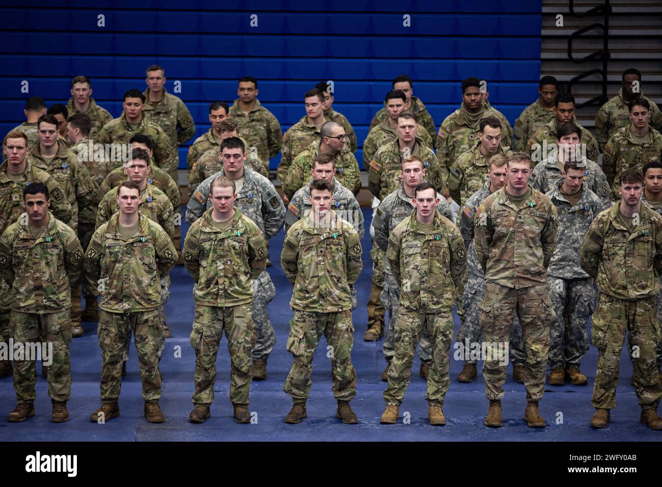 The 10th Mountain Division holds an award ceremony for the top five