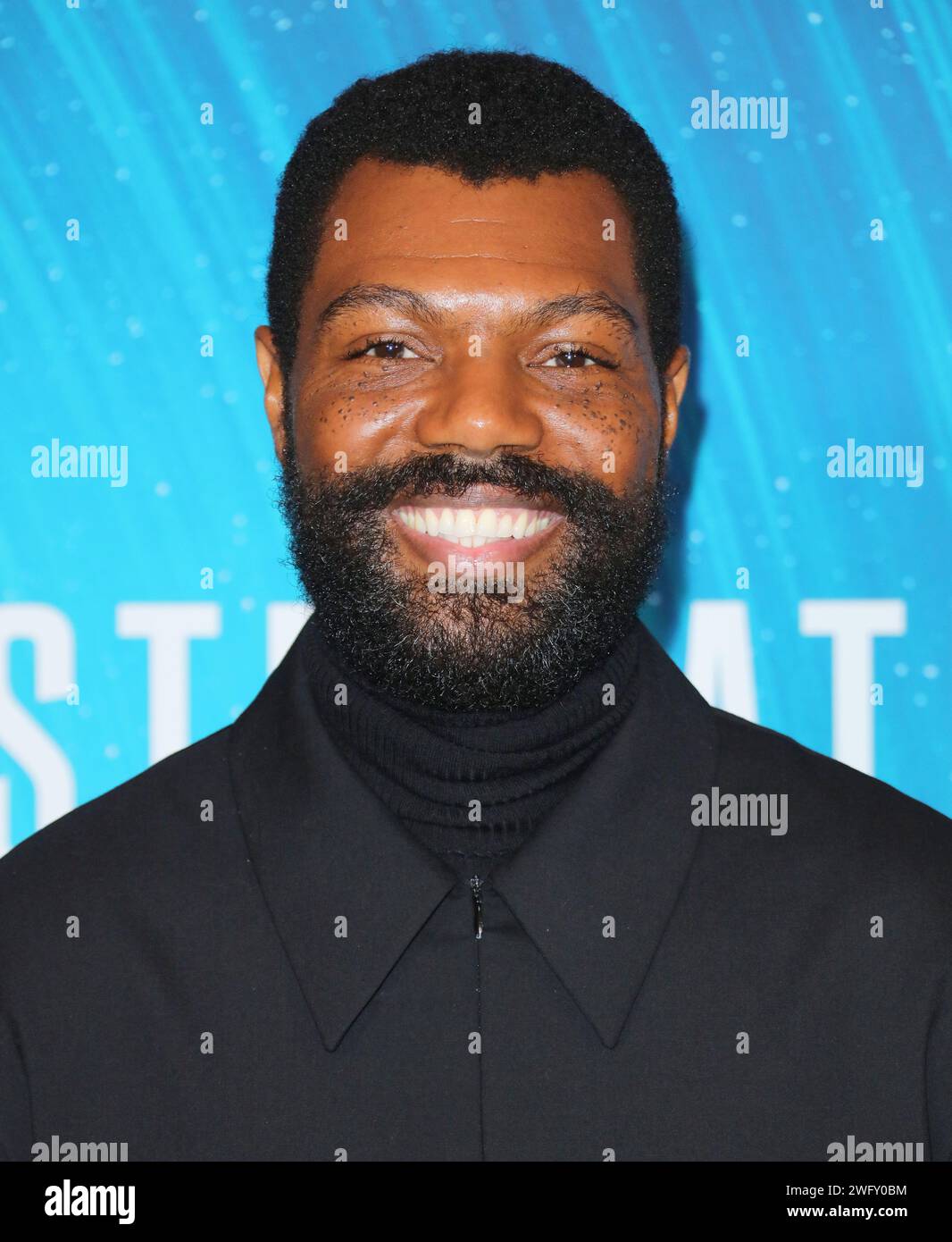 Will Catlett arrives at ÒConstellationÓ photo call held at The Four