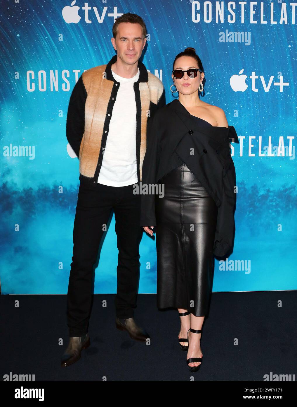 Beverly Hills, USA. 01st Feb, 2024. James D' Arcy, Noomi Rapace arrives at 'Constellation' photo