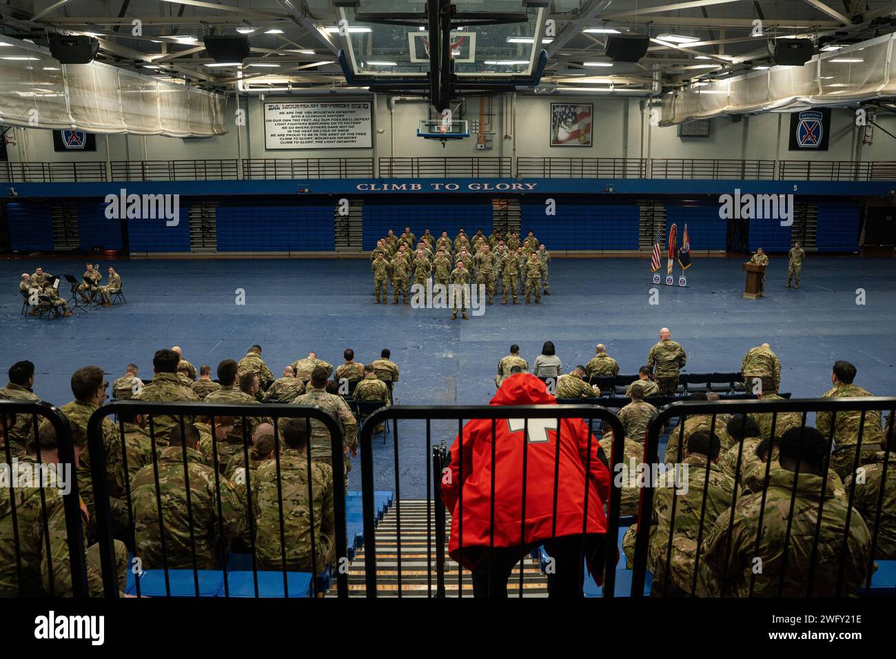 The 10th Mountain Division holds an award ceremony for the top five