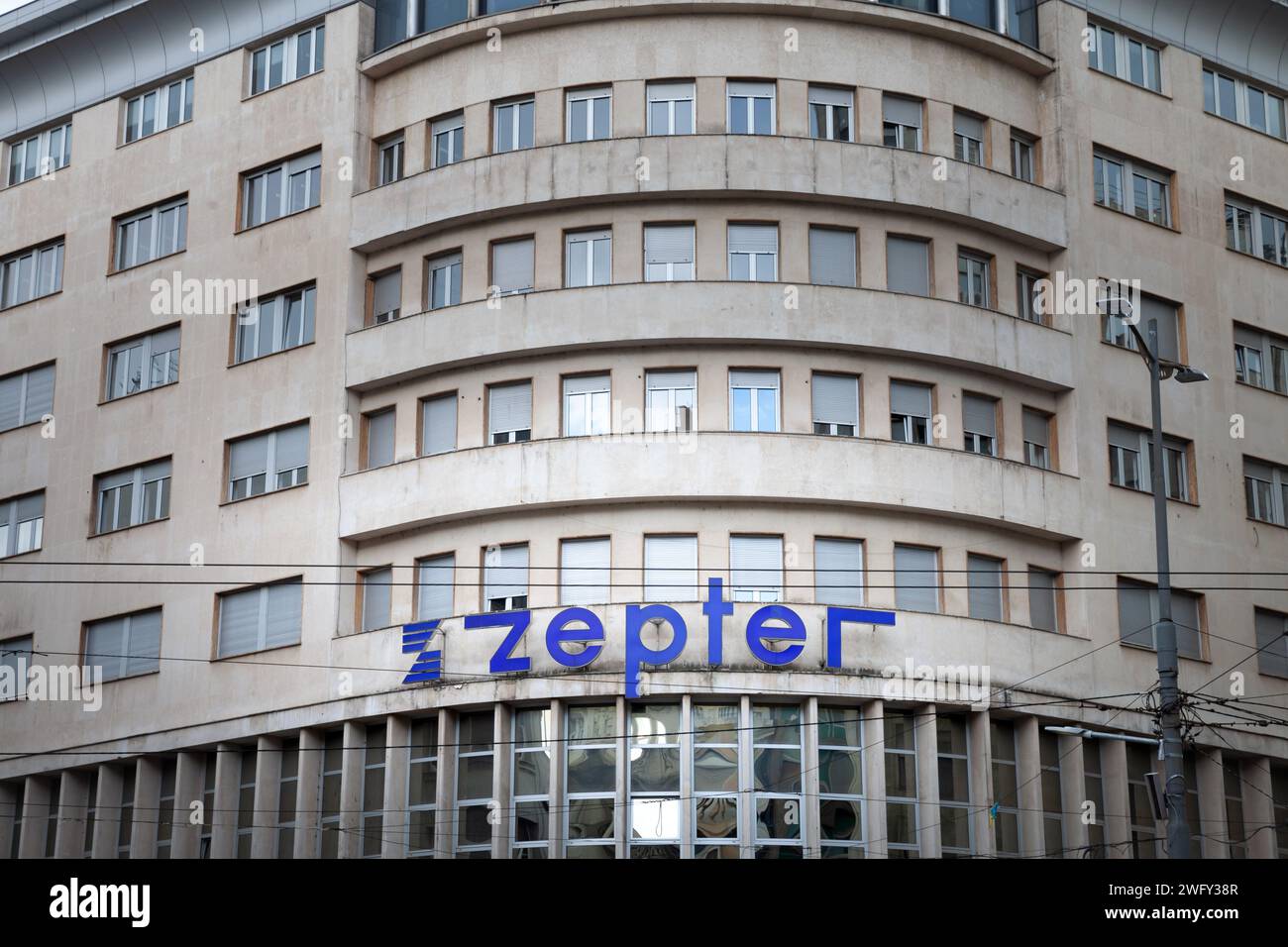 Picture of a sign with the logo of Zepter on their main building for ...