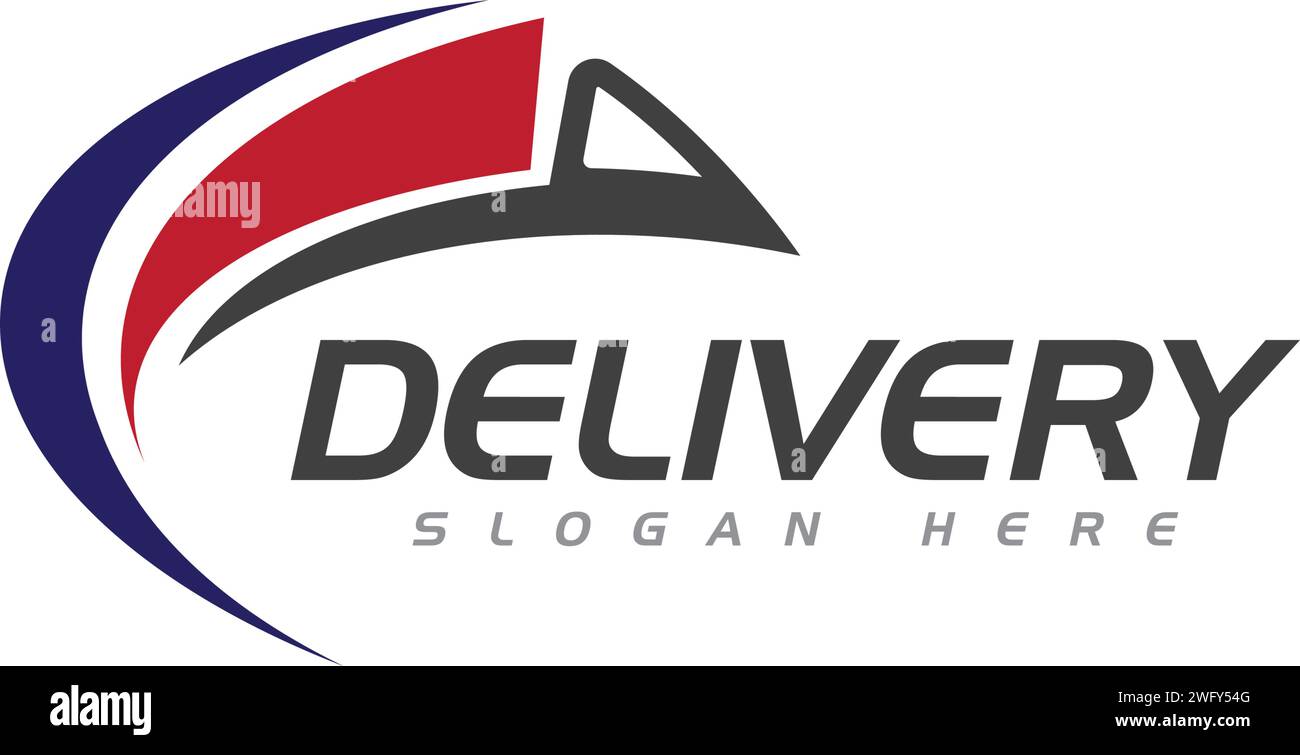 Fast shipping delivery truck flat vector icon Stock Vector Image & Art ...