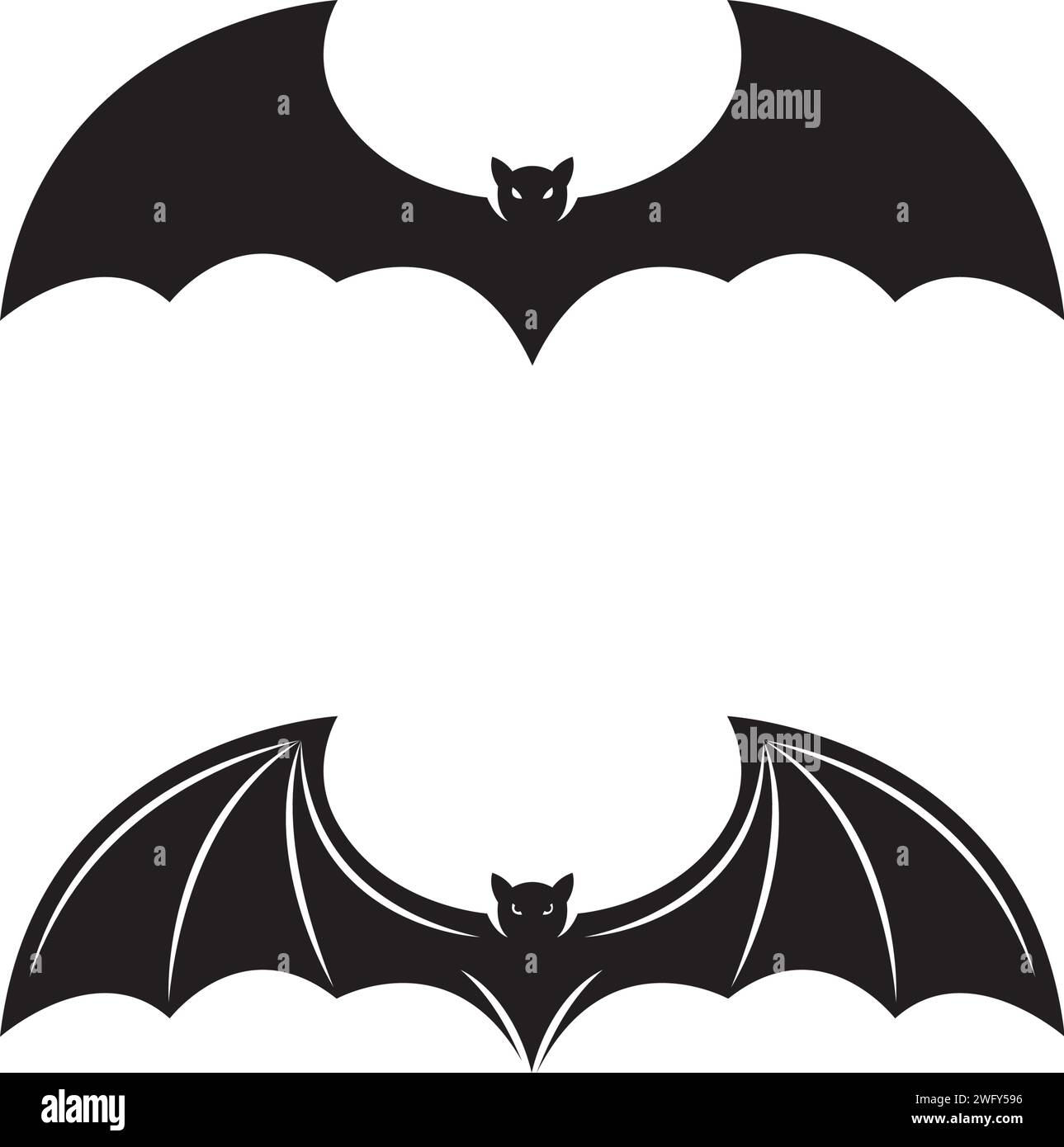 bat vector icon template illustration design Stock Vector Image & Art ...