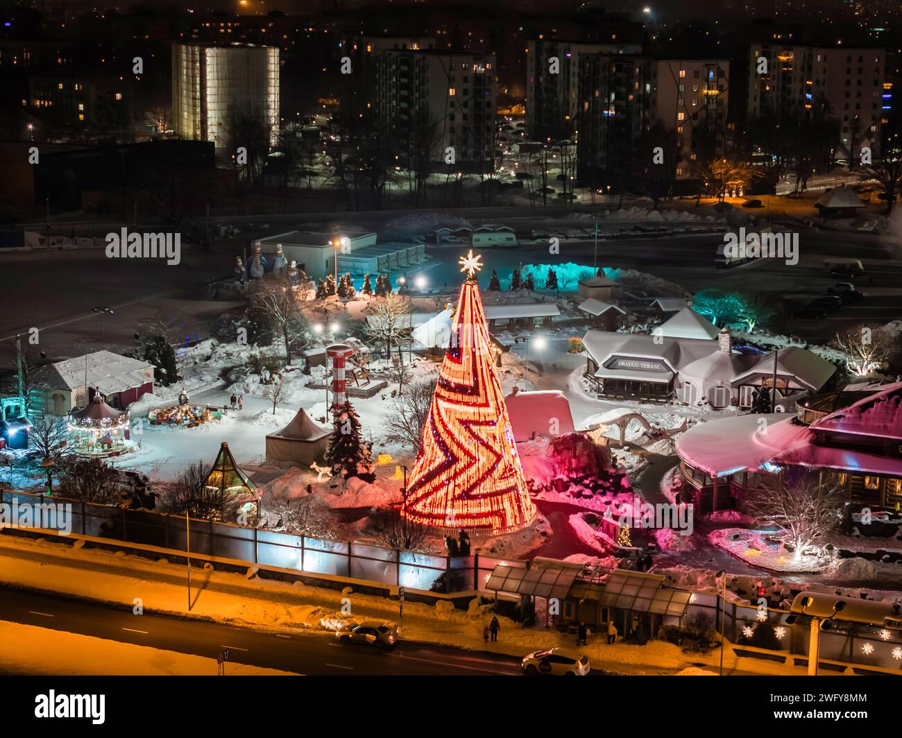 The most beautiful Christmas tree in Europe located in Riga, Latvia ...