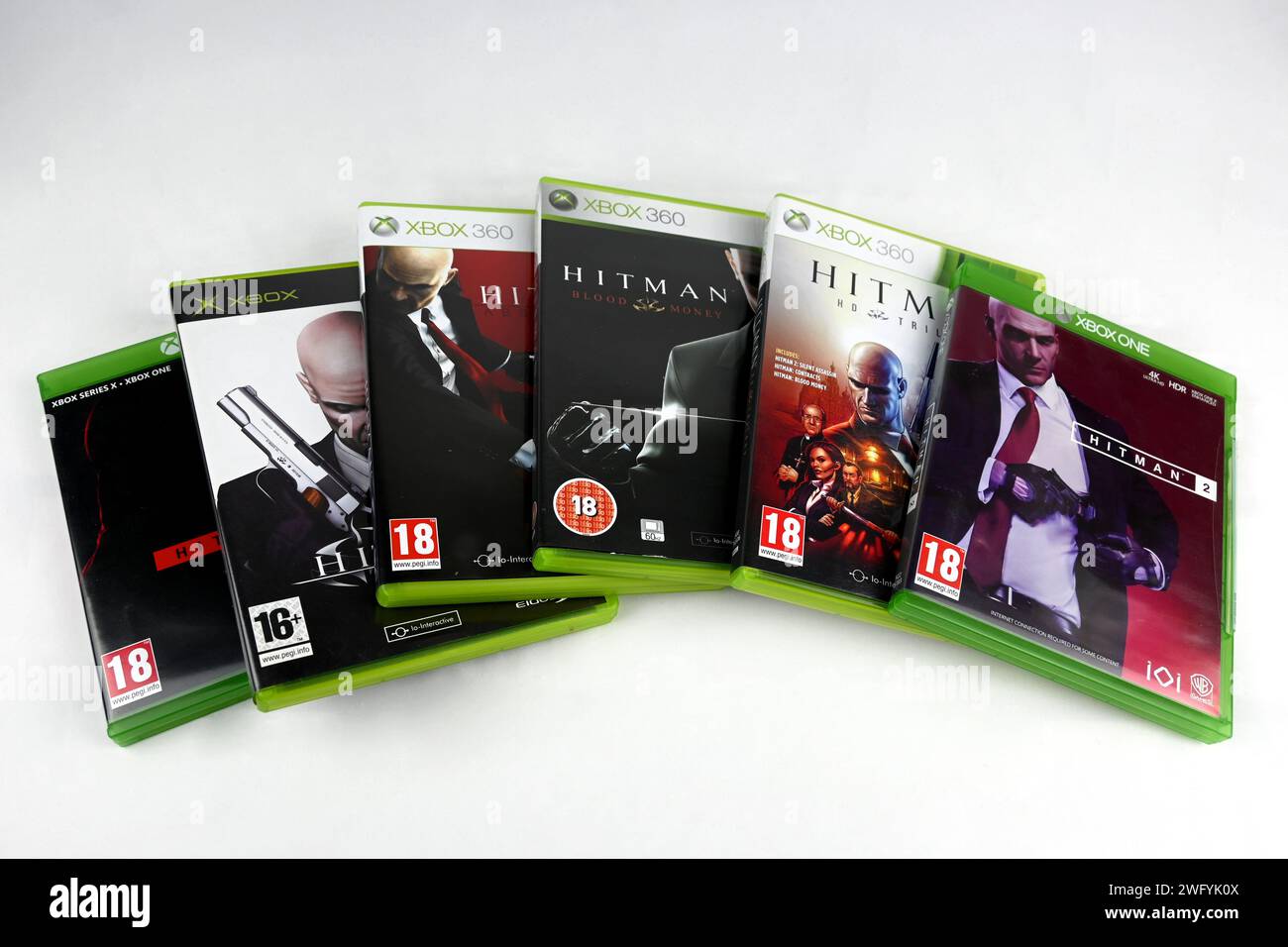 Hitman video game series collection Wales, UK 31 January 2024 Stock