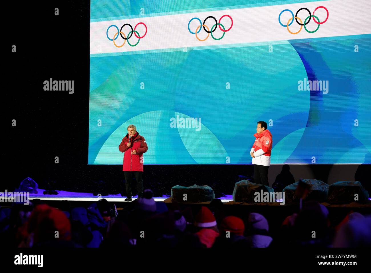 Gangneung Olympic Park, Gangneung, South Korea. 1st Feb, 2024. (LR