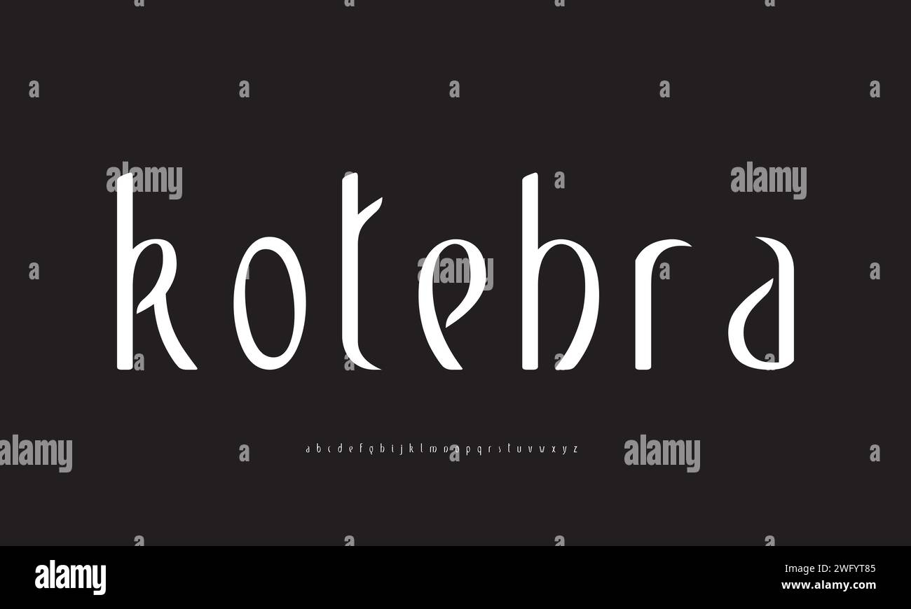 Classic typography elegant. Lettering minimal fashion designs. Alphabet