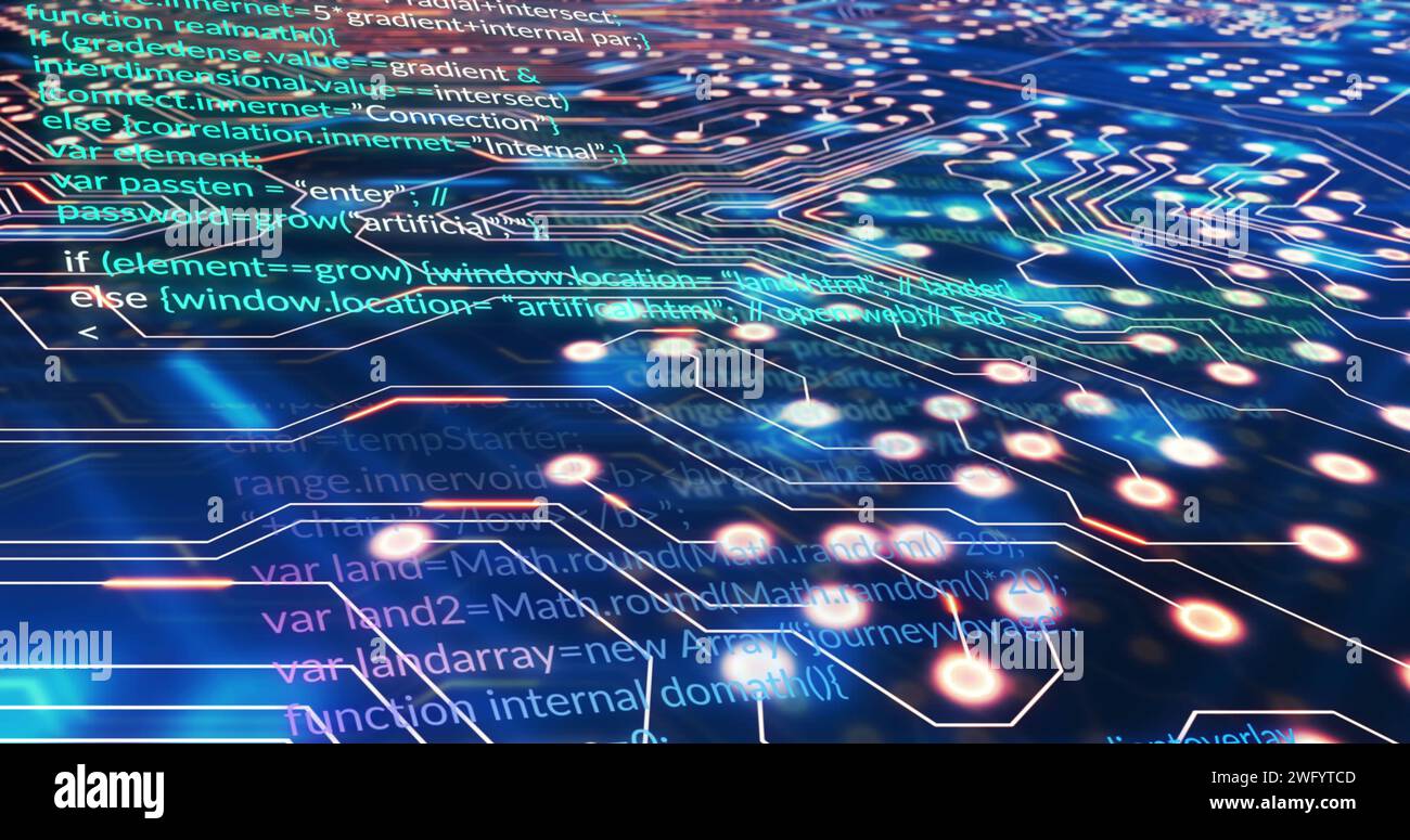 Image of data processing over black background Stock Photo - Alamy