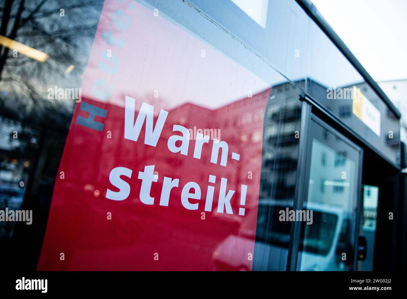 Warnstreik Der Gewerkschaft Ver.di Im öffentlichen Personennahverkehr ...