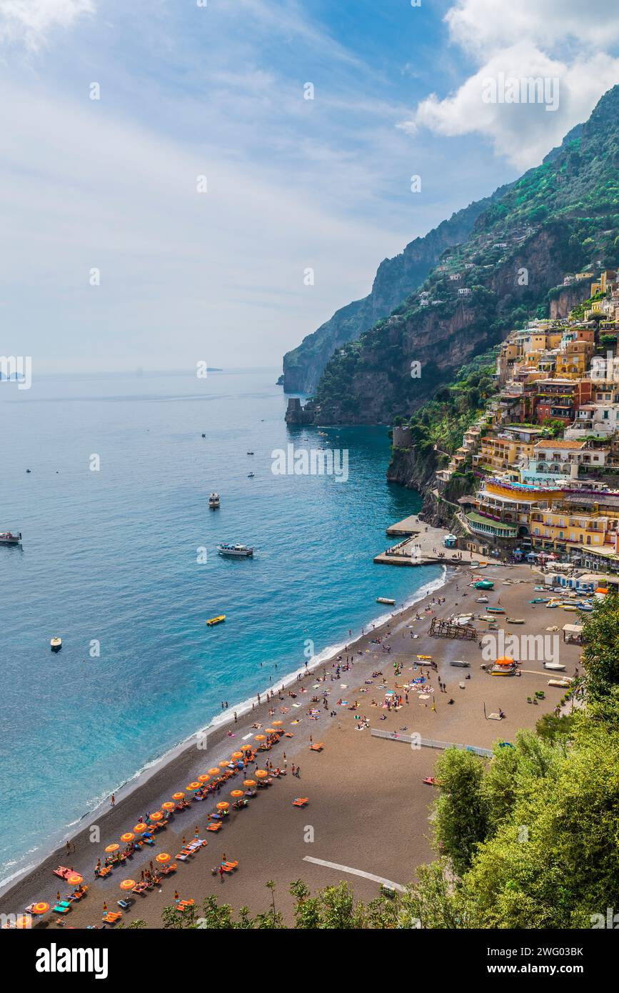 The city of Positano, on the Amalfi coast, Italy Stock Photo - Alamy